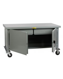 Little Giant Mobile Heavy-Duty Cabinet Workbench with 2 Drawers WWC36722HD6PHFL