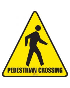 Pedestrian Crossing Floor Sign - Floor Marking Sign, 24" PedestrianCrossing24