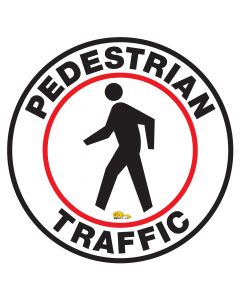 Pedestrian Traffic Floor Sign - Floor Marking Sign, 24" PedestrianTraffic24