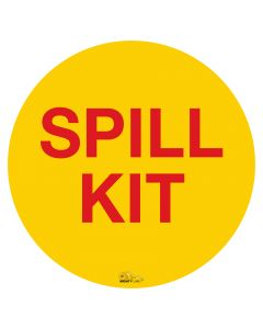 Spill Kit, Mighty Line Floor Sign, Industrial Strength, 12" Wide SpillKit12