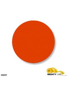 Mighty Line 3.5" ORANGE Solid DOT - Pack of 100 ODOT