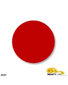 Mighty Line 3.5" RED Solid DOT - Stand. Size - Pack of 100 RDOT