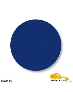 Mighty Line 3.75" BLUE Solid DOT - Pack of 100 BDOT3.75