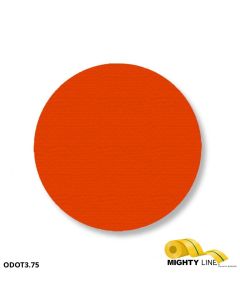 Mighty Line 3.75" ORANGE Solid DOT - Pack of 100 ODOT3.75