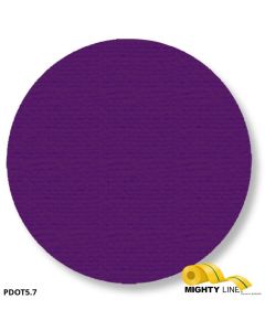 Mighty Line 5.7" PURPLE Solid DOT - Pack of 100 PDOT5.7