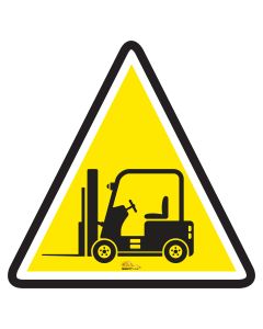 Forklift Crossing - Floor Marking Sign, 24" ForkliftCrossing24
