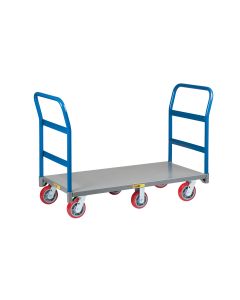 Little Giant 6-Wheel Platform Trucks With 2 Handles NB6W24486PY2H