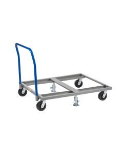 Little Giant Pallet Dollies with 12 Gauge Open Deck with Handle PDH40486PH