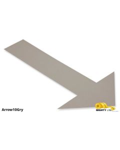 Mighty Line Solid GRAY Arrow - Pack of 50 Arrow10Gry