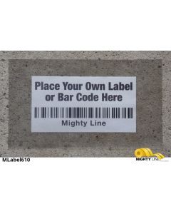 Mighty Line Heavy Duty Label Protectors 6" wide by 10" long - Pack of 50 MLabel610