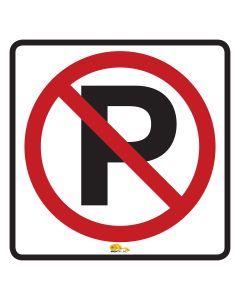 No Parking, Mighty Line Floor Sign, Industrial Strength, 12" Wide NoParking12