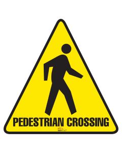 Pedestrian Crossing Floor Sign - Floor Marking Sign, 24" PedestrianCrossing24