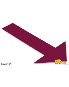 Mighty Line, Purple, Arrow, 10" by 6", pack of 50 ARROW10P
