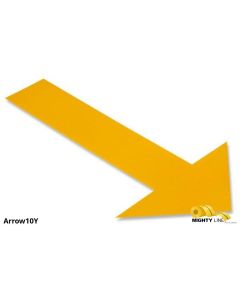 Mighty Line, Yellow, Arrow, 10" by 6", pack of 50 ARROW10Y